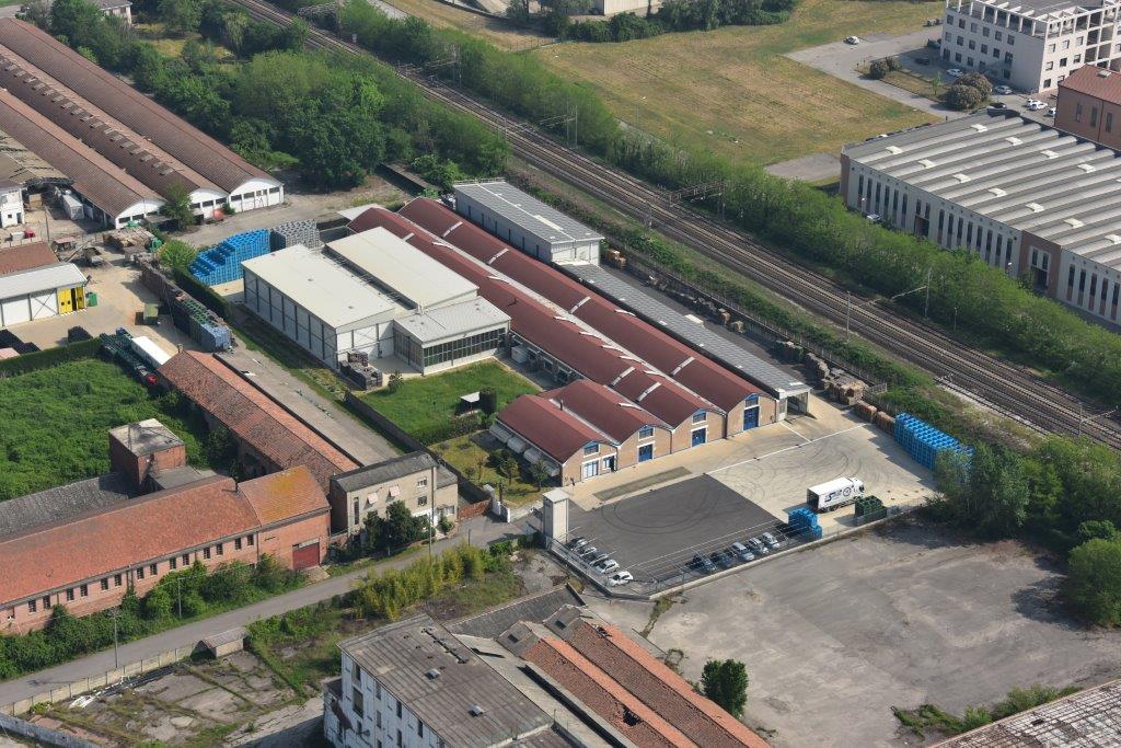 Vista dall'alto dell'azienda E. Suriani S.r.l.